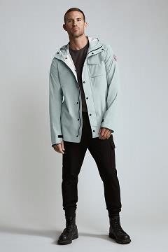Chamarras Canada Goose Hombre Mexico - Nanaimo Chubasquero Verdes Claro MH2416908